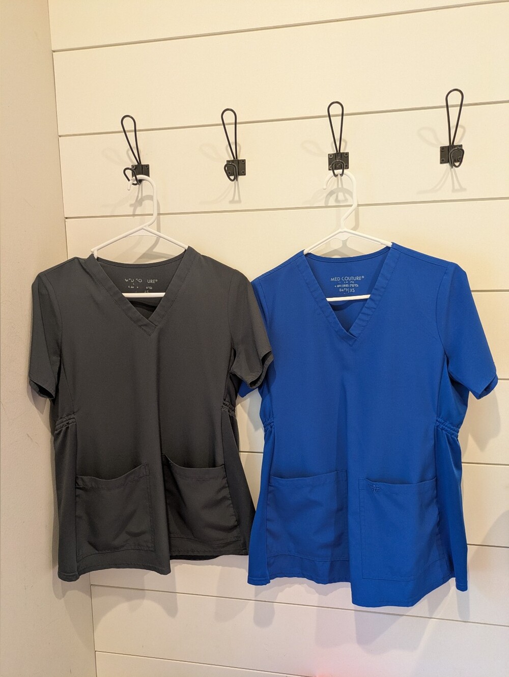 Med Couture Maternity scrubs tops, XS